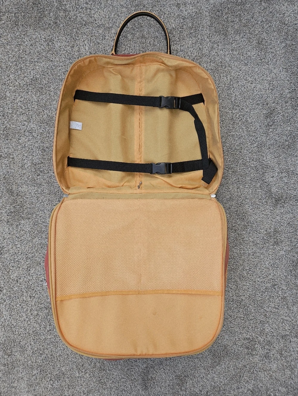 BAGGALLINI TRAVEL BAG LUGGAGE ROLLING CARRY ON Suitcase Weekender Orange Rust